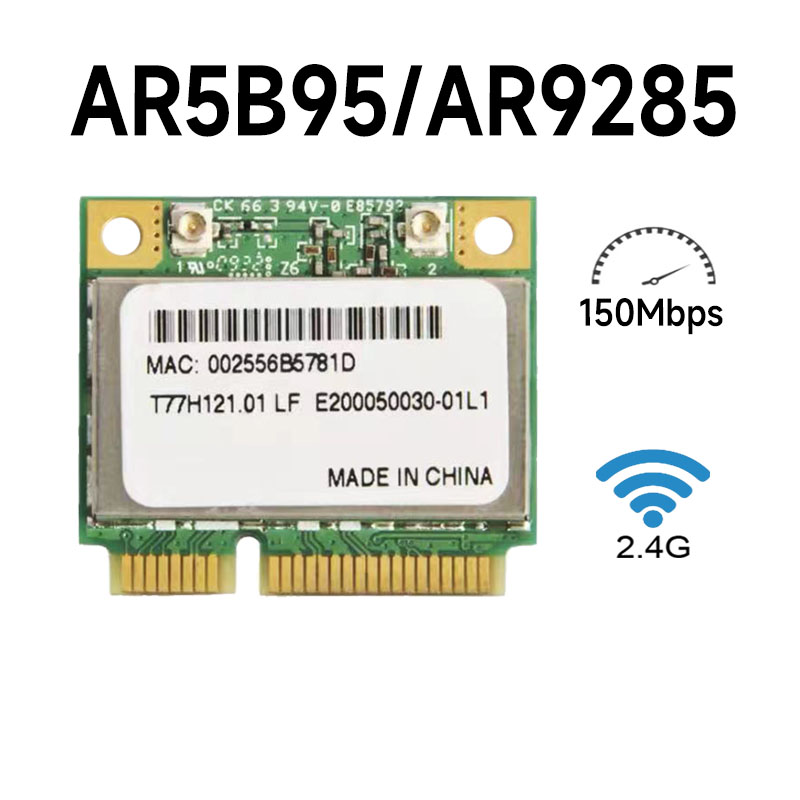 Atheros-9285 AR5B95 AR9285 802.11b/g/n 150Mbps Wlan Ha..
